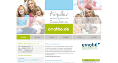 Desktop Screenshot of oratho.de