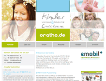 Tablet Screenshot of oratho.de